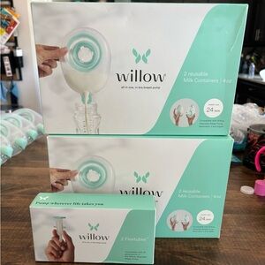 (2) Pairs of 24mm Reusable Containers and New Set of Flex Tubes